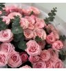 Кустовые розочки Бердснест с эвкалиптом 1