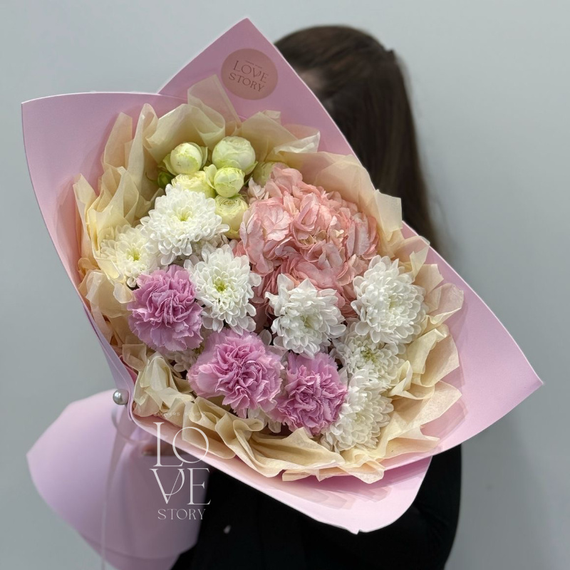 Розовый микс 5