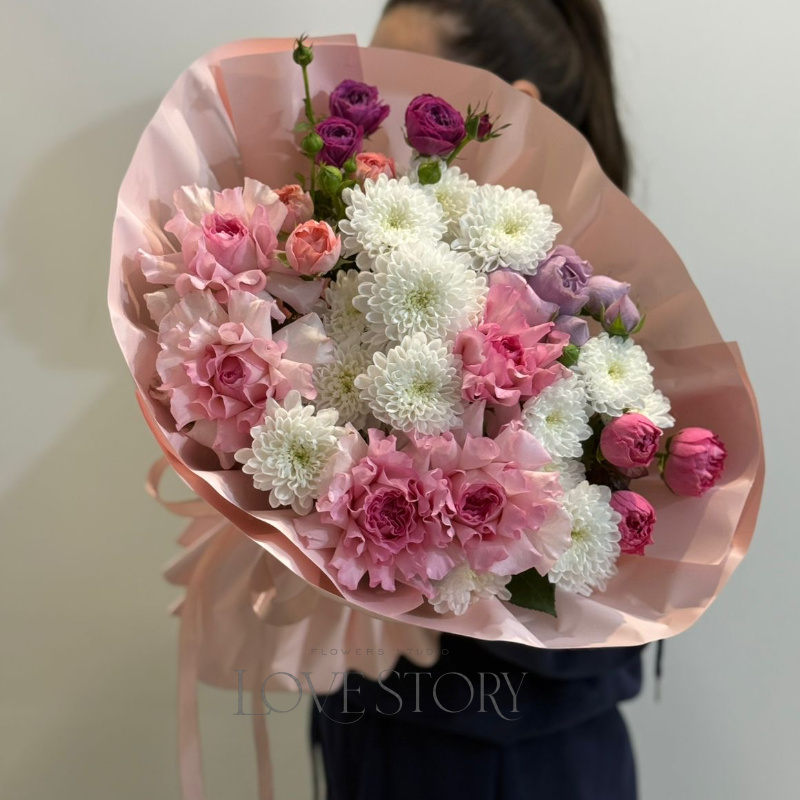 Микс с розой Кения