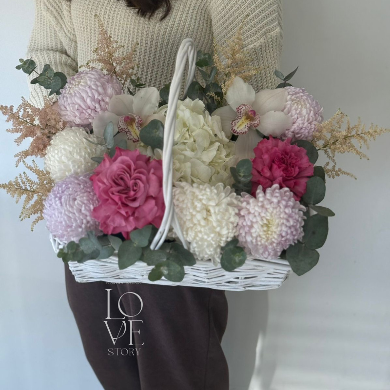 Корзина с бигуди 