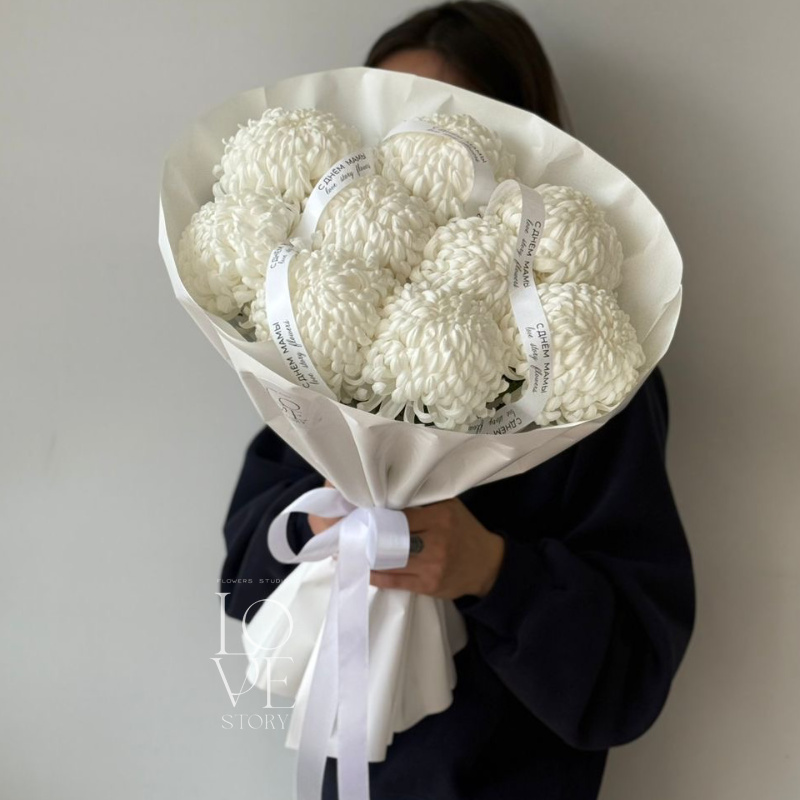 Белые бигуди (9 шт) 