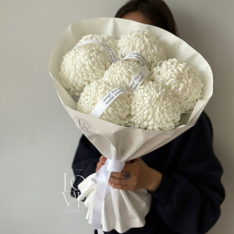 Белые бигуди (7 шт) 