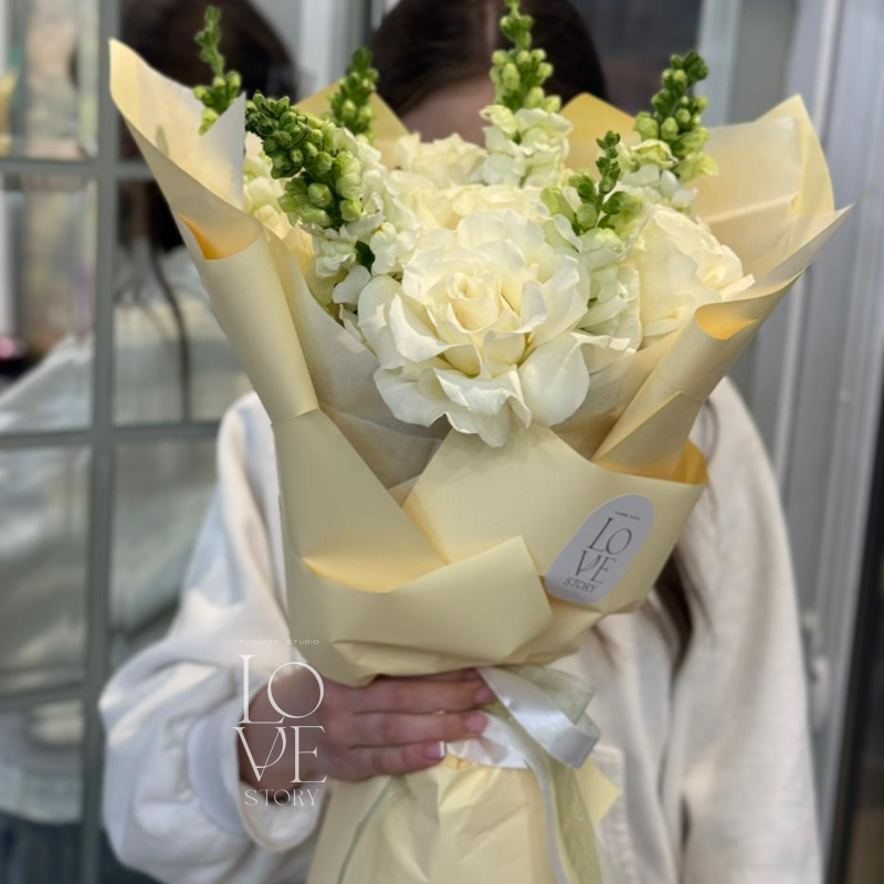 Бело зелёный микс  1