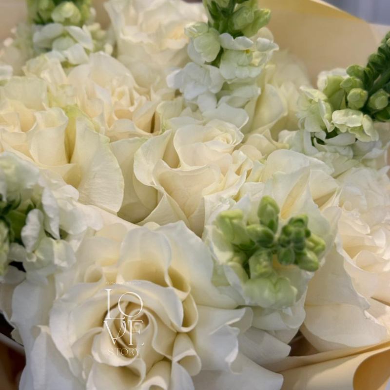 Бело зелёный микс  2