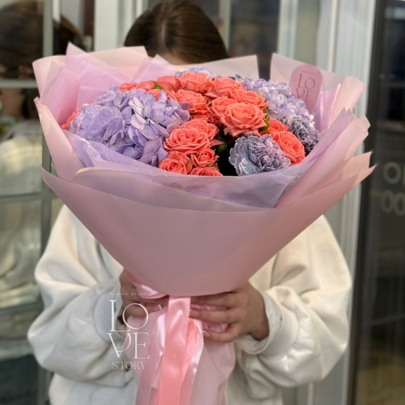 Фиолетовые Гортензии и Барбадос  1