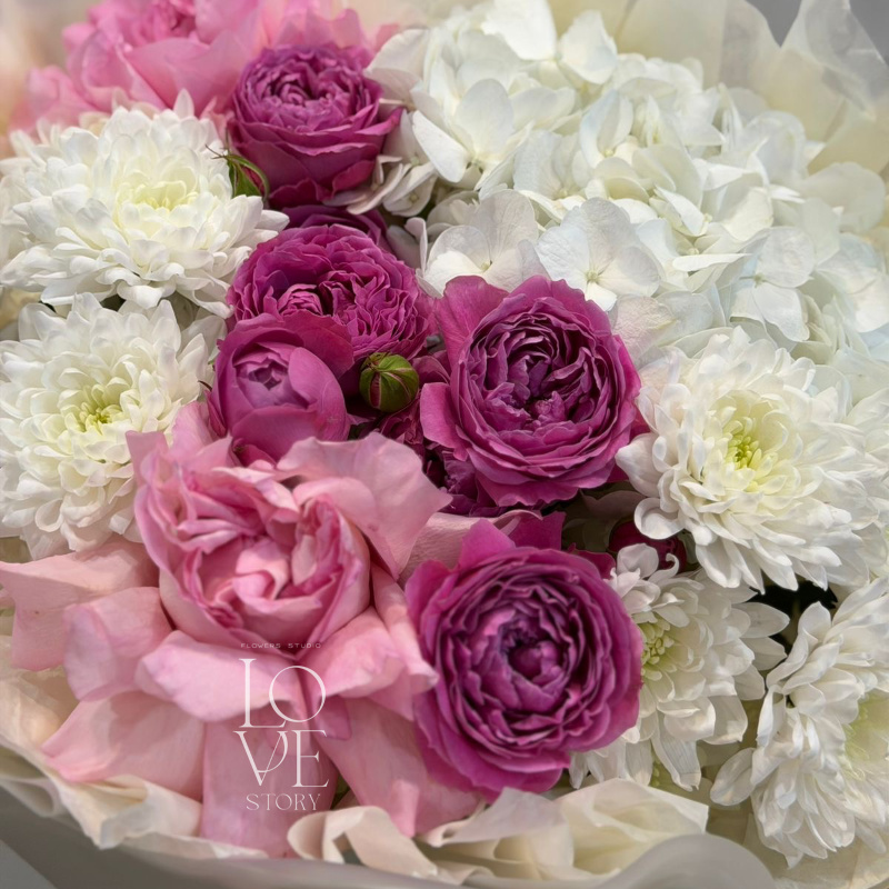 Микс с Мисти Баблз и кенийской розой  2