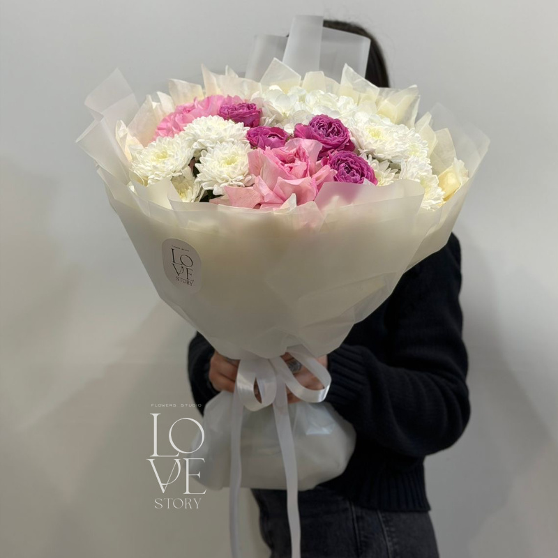 Микс с Мисти Баблз и кенийской розой  1