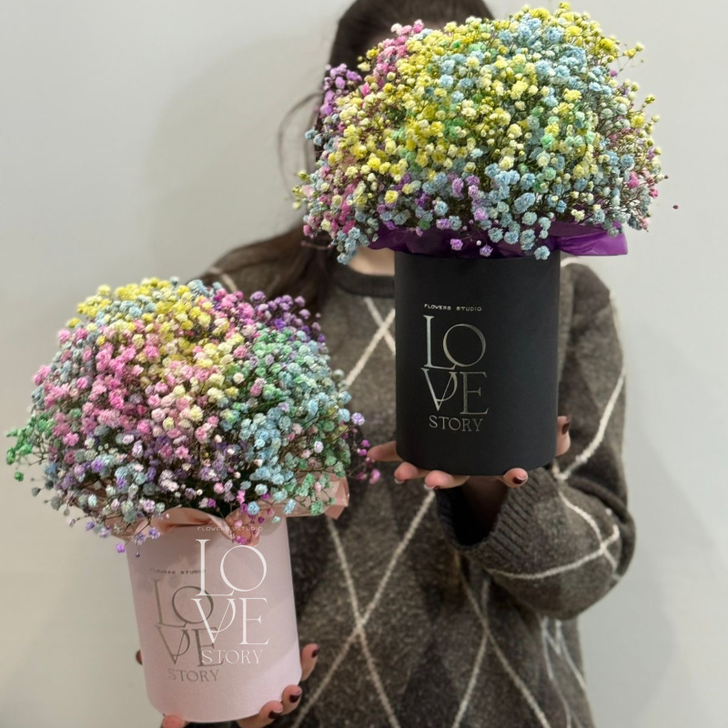 Гипсофила в коробочке мини 