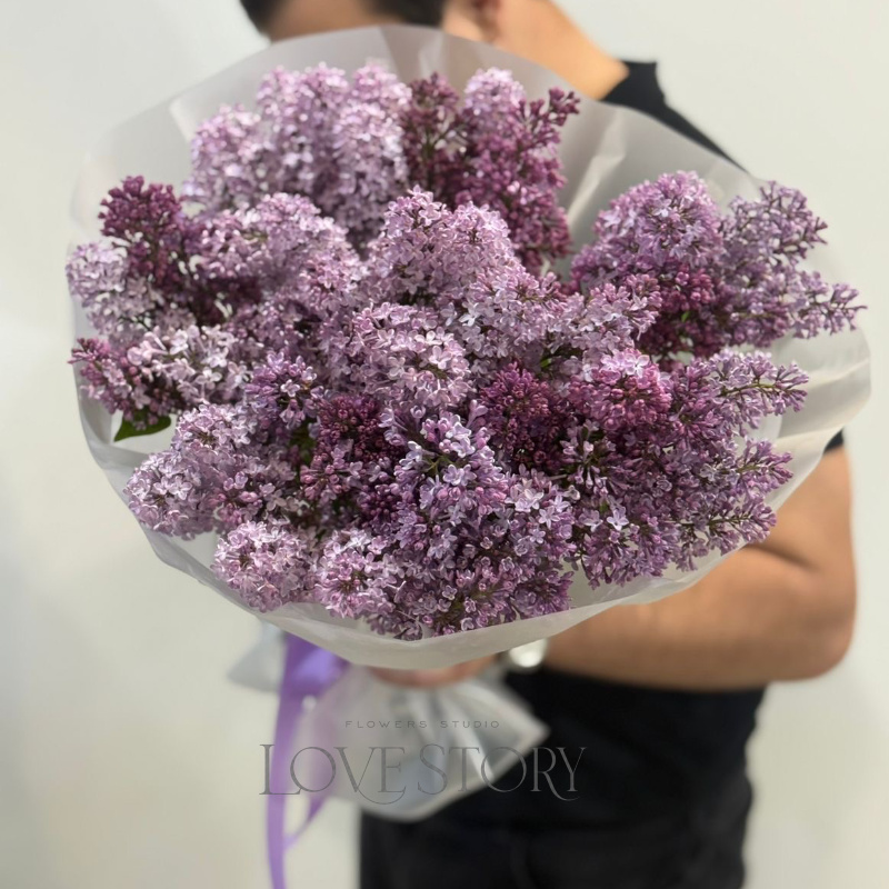 Букет с сиренью(мини 2)