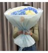 Микс из голубых и белых гортензий 1