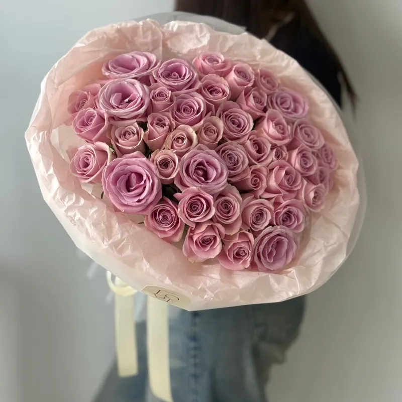 Кенийская Роза Лена (41шт)  от интернет-магазина «Love Story Flowers» в Нальчике